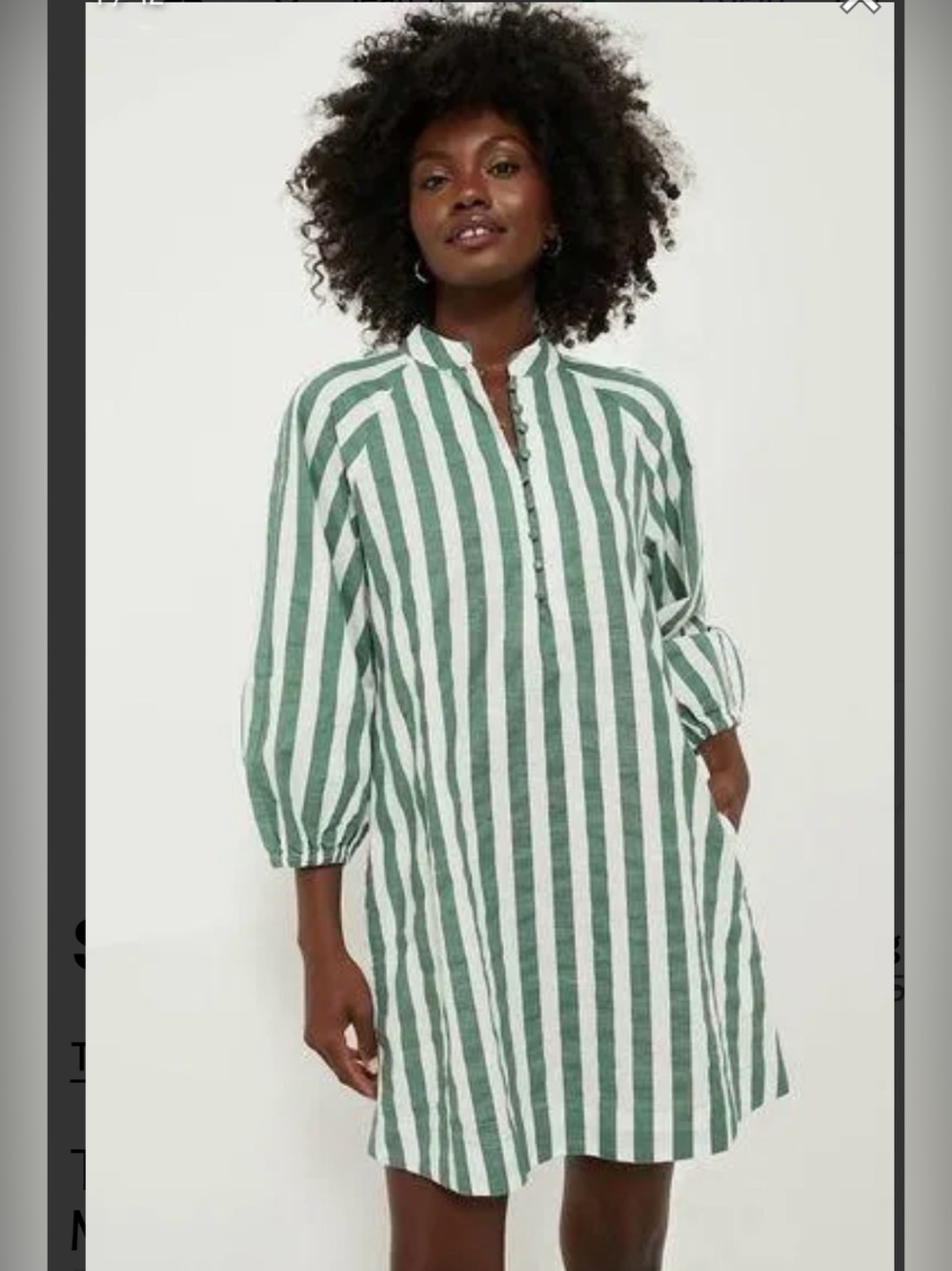 Tuckernuck Pomander Place Maryse Mini Caftan- Size XL